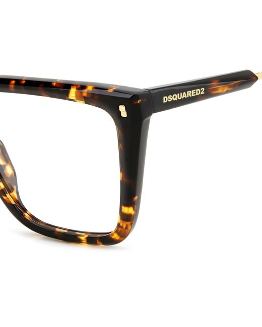 DSquared² Black D2 0136 086 Optical Frames Acetate Squared