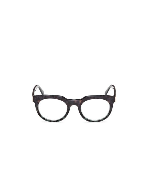 Guess Black Gu50241 098 Optical Frames Acetate Round Normal for men
