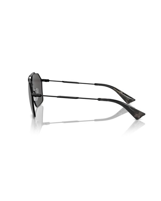 Dolce & Gabbana Black Dg2303 01/87 Sunglasses Metal Pilot Normal for men