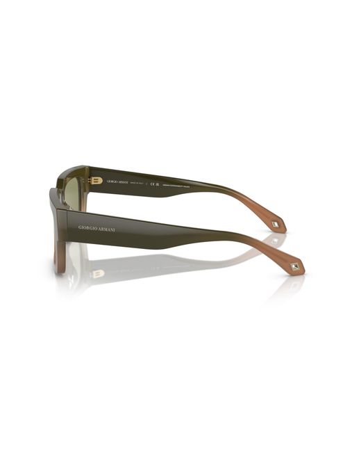 Giorgio Armani Green Ar8184U 598214 Sunglasses Acetate Squared for men