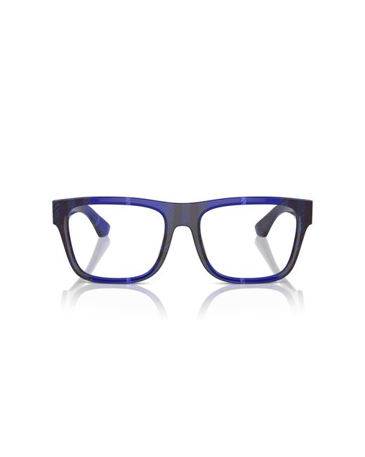 Burberry Black Be2411 4114 Optical Frames Acetate Transparent Squared Normal for men