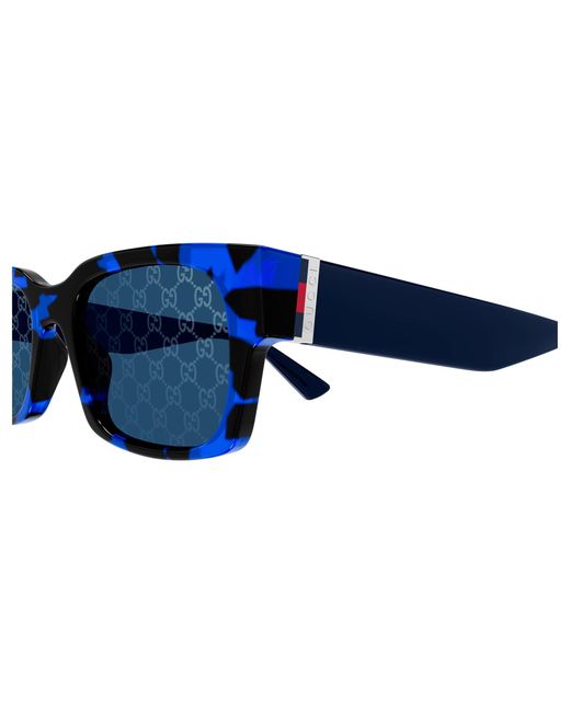 Gucci Black Gg2084S 004 Sunglasses Injected Squared for men