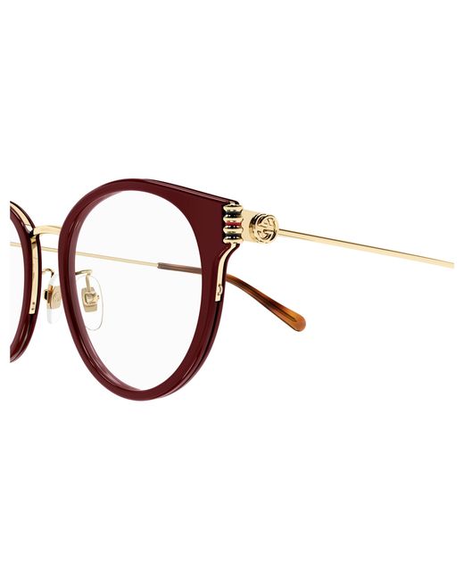 Gucci Black Gg1885Oa 003 Optical Frames Acetate Transparent Round