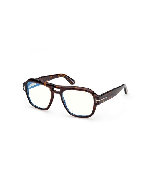 Tom Ford Black Ft6085-B 052 Optical Frames Acetate Squared Normal for men