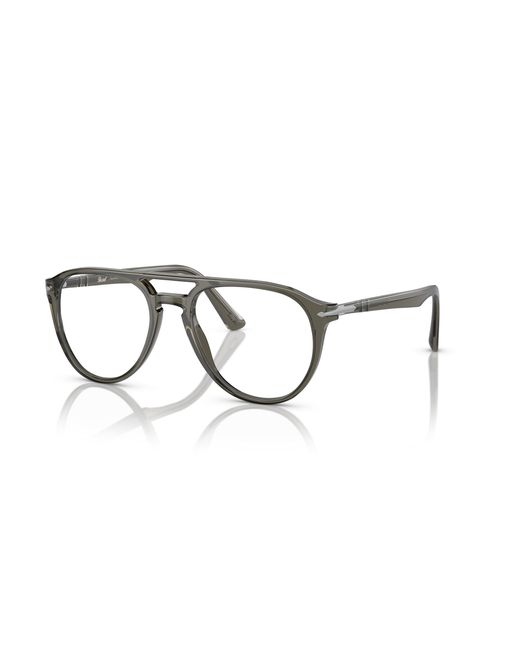 Persol Black Po3160V 1201 Optical Frames Acetate Transparent Pilot Normal for men