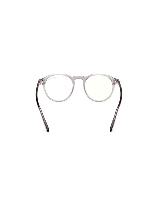 Tom Ford Black Ft5833-B 020 Optical Frames Acetate Round Normal for men