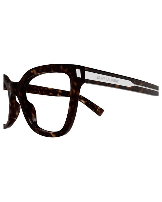 Saint Laurent Black Sl 748 002 Optical Frames Acetate Transparent Cat Eye