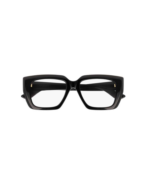 Bottega Veneta Black Bv1032O 001 Optical Frames Acetate Transparent Squared