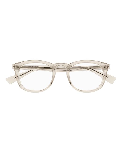 Saint Laurent Black Sl 813 004 Optical Frames Acetate Transparent Squared