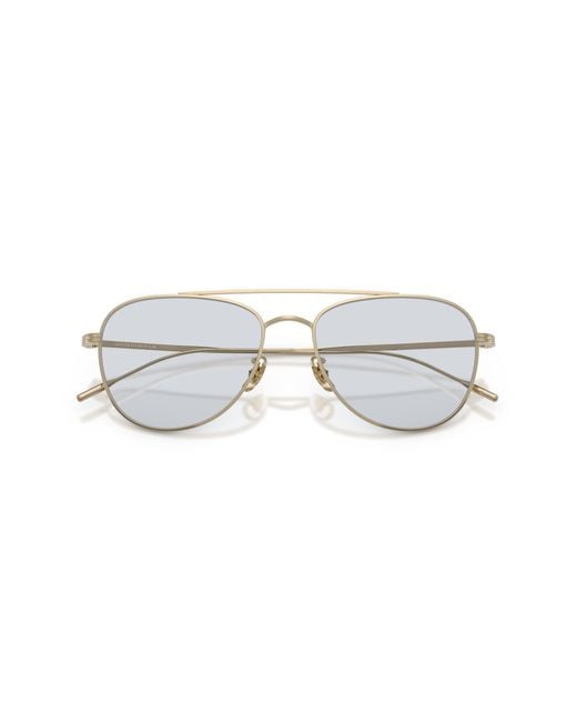 Oliver Peoples Black Ov1363T Stilson 5035 Optical Frames Titanium Pilot Normal