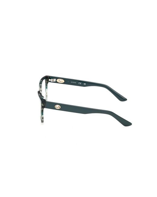Guess Black Gu50381 98 Optical Frames Acetate Squared Normal