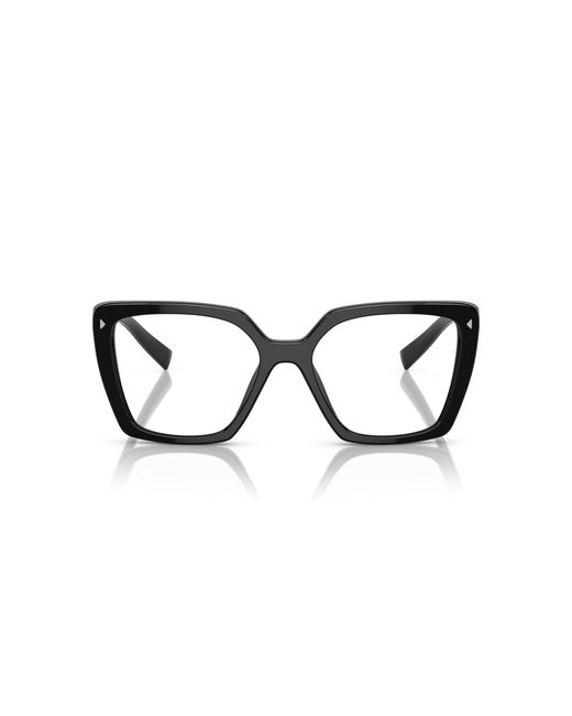 Prada Black Pr 16Zv 1Ab1O1 Optical Frames Acetate Squared Normal