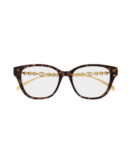 Gucci Black Gg1972Oa 003 Optical Frames Acetate Transparent Round