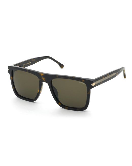 Lozza Black Sl4396 Maratea 6 722 Sunglasses Acetate Squared Normal for men