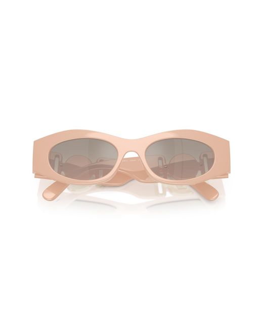 Versace Black Ve4480U 54946I Sunglasses Injected Round Normal