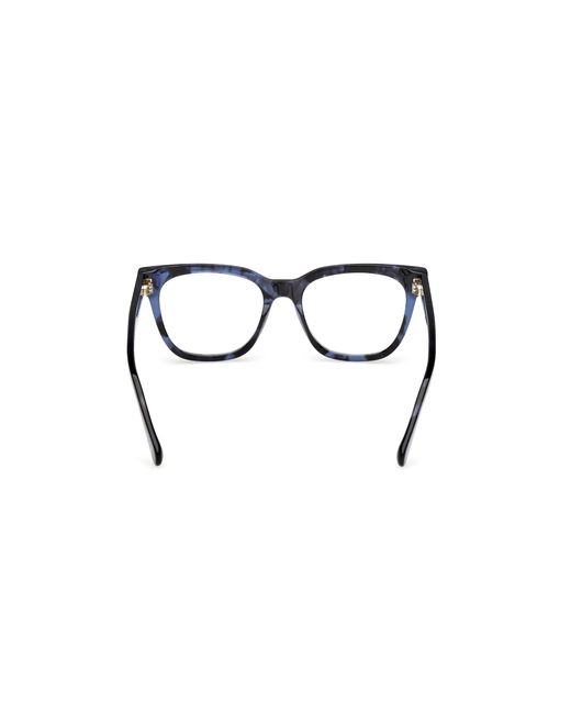 MAX&Co. Black Mo5187 55A Optical Frames Acetate Squared Normal