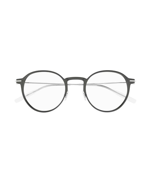 Montblanc Black Mb0357O 005 Optical Frames Transparent Round for men