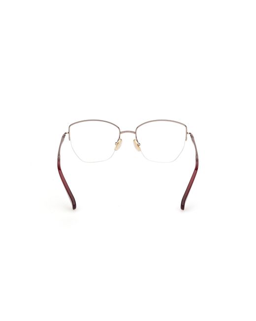 Max Mara Black Mm5234 036 Optical Frames Metal Geometric Normal