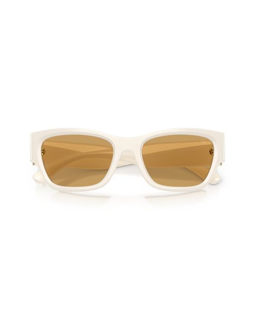 Ralph Lauren Black Rl8240U 635273 Sunglasses Injected Ocher Pillow Normal