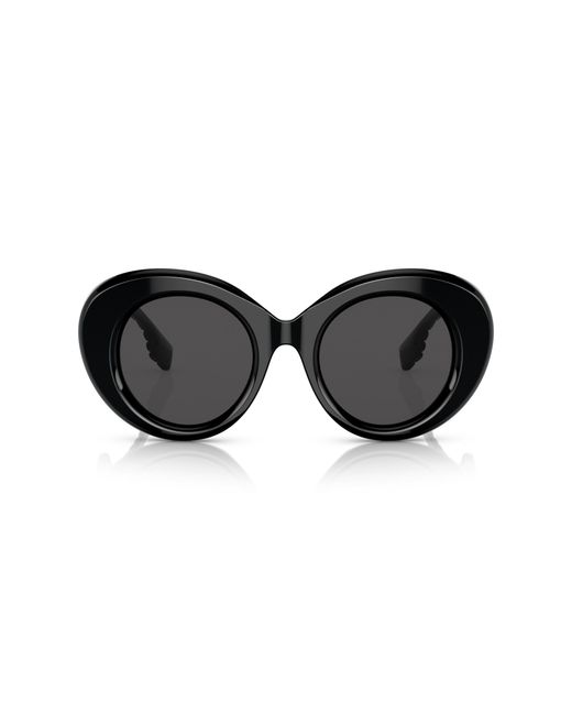 Burberry Black Be4370U Margot 300187 Sunglasses Acetate Round Normal