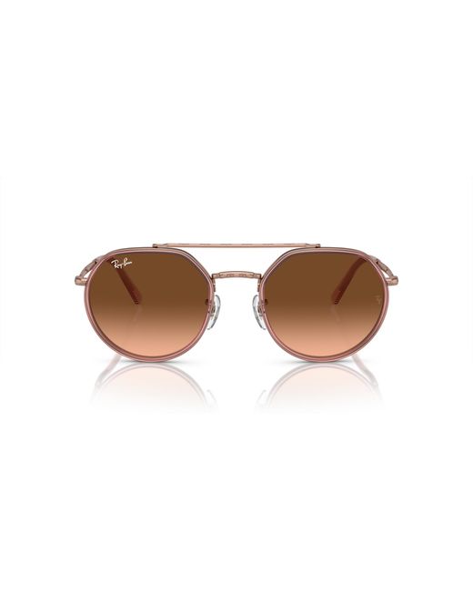 Ray-Ban Black Rb3765 Sunglasses Frame Pink Lenses