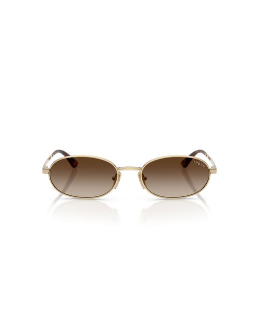 Vogue Eyewear Black Vo4353S 848/13 Sunglasses Metal Round Normal Nuanced