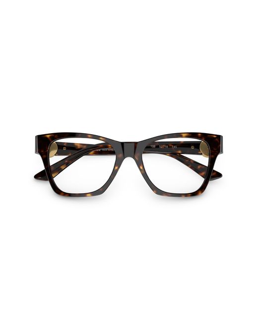 Versace Black Ve3341U 108 Optical Frames Acetate Transparent Geometric Normal