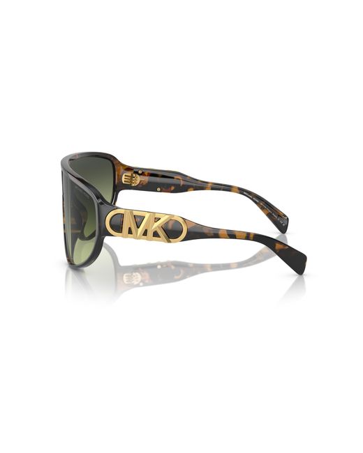 Michael Kors Black Mk2194 Empire Shield 30060N Sunglasses Injected Geometric Normal Shaded