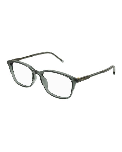 Gucci Black Gg1610Oa 003 Optical Frames Acetate Transparent Squared for men