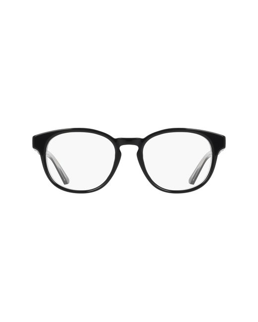 Nike Black 7182 010 Optical Frames Acetate Round Normal