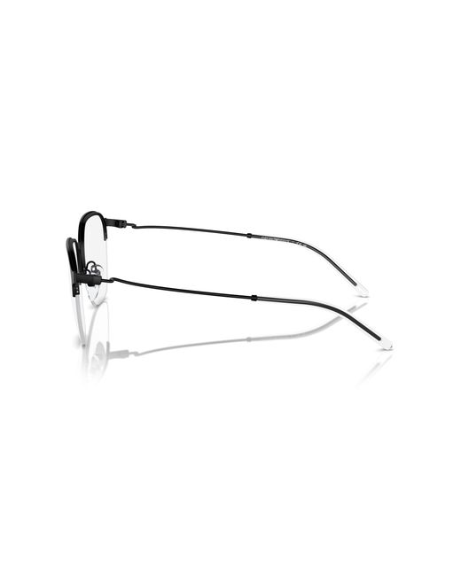 Emporio Armani Black Ea1160 3001 Optical Frames Metal Transparent Pantos Normal for men