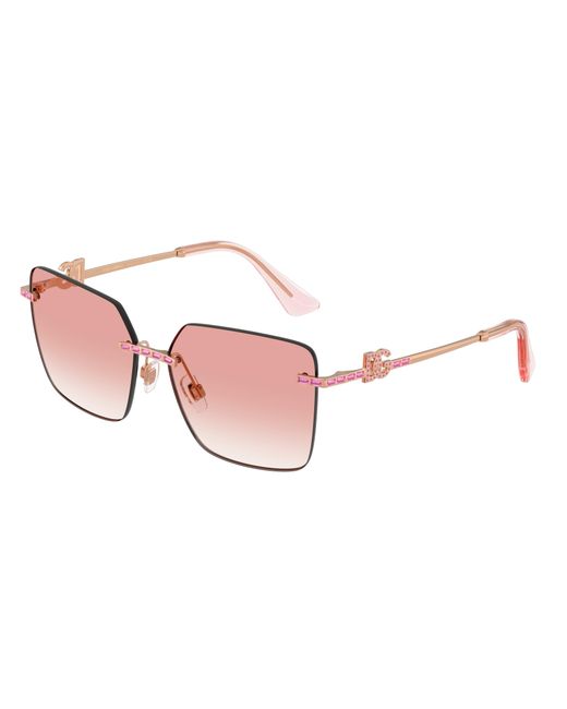Dolce & Gabbana Black Dg2332B 12988D Sunglasses Metal Squared Normal Nuanced