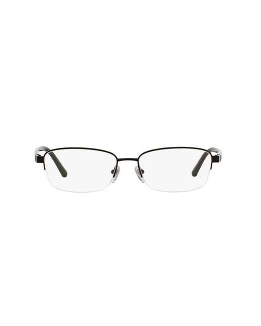 Burberry Black Be1288Td 1001 Optical Frames Titanium Squared Normal for men