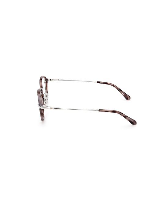 Guess Black Gu50079 020 Optical Frames Injected Round Normal for men