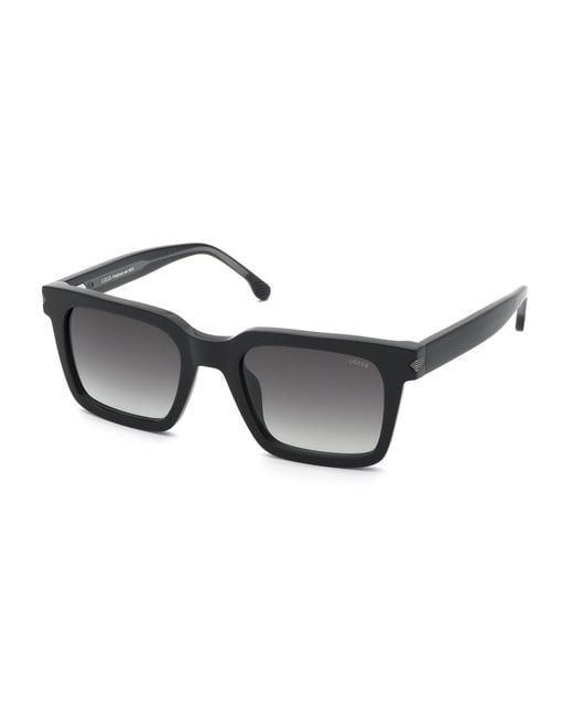 Lozza Black Sl4382 Maratea 3 700Y Sunglasses Acetate Smoke Squared Normal Shaded for men