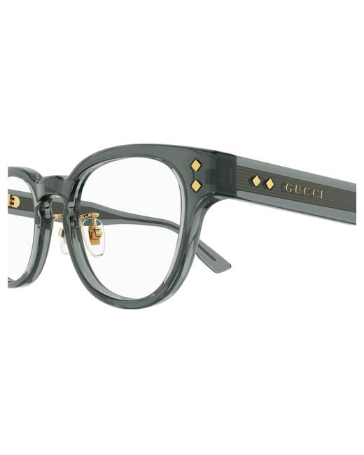 Gucci Black Gg1470Oj 003 Optical Frames Acetate Transparent Pantos for men