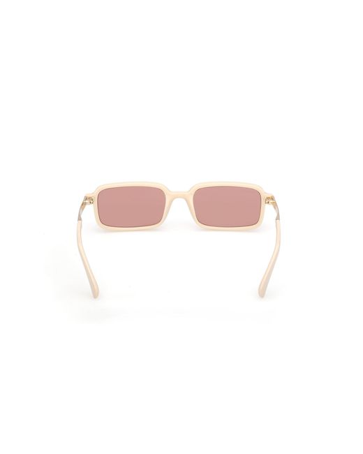 MAX&Co. Black Mo0159 21S Sunglasses Injected Bordeaux Squared Normal