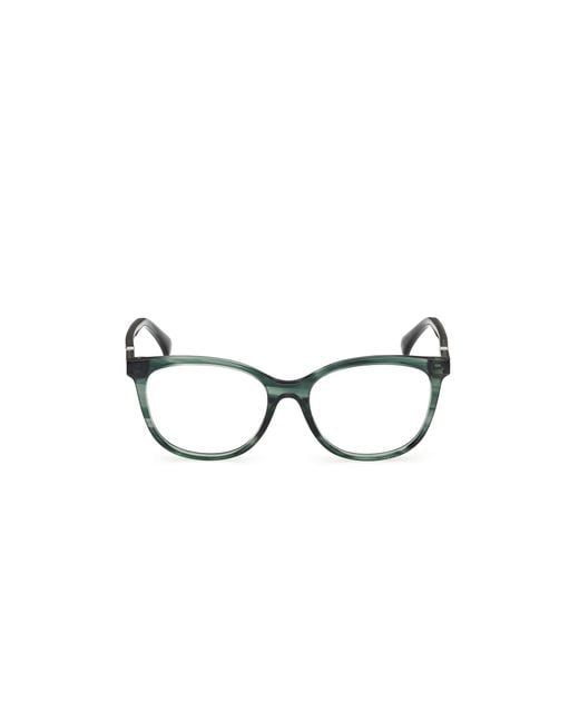 Max Mara Black Mm5238 098 Optical Frames Acetate Round Normal