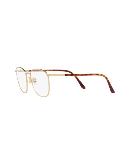 Giorgio Armani Black Ar5132 3002 Optical Frames Steel Transparent Squared Normal for men