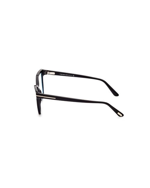 Tom Ford Black Ft5812-B 001 Optical Frames Acetate Butterfly Normal