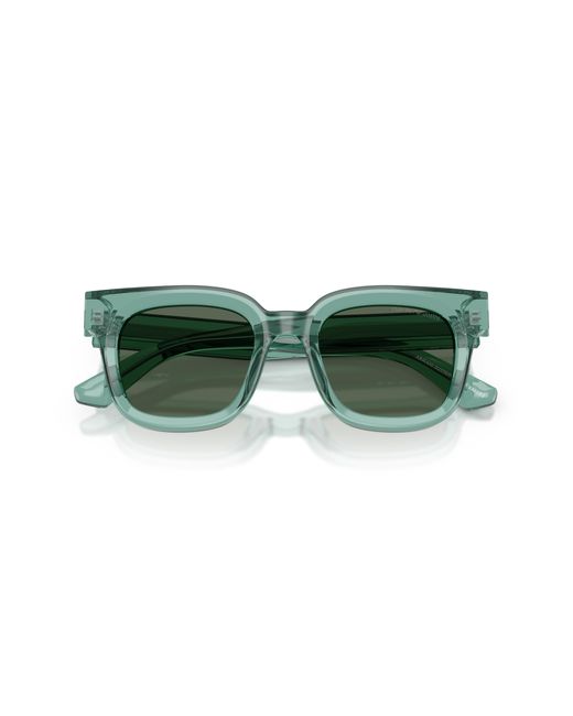 Emporio Armani Green Ea4271 636571 Sunglasses Acetate Geometric Normal
