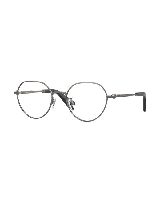 Burberry Black Be1388D 1316 Optical Frames Metal Transparent Round Normal for men