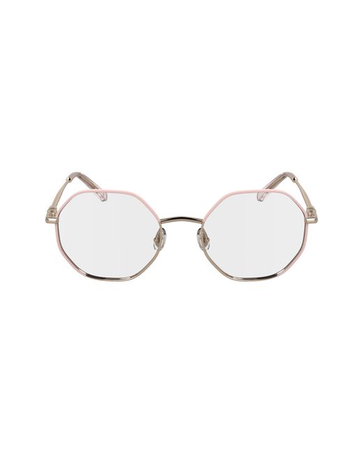 Longchamp Black Lo2166 727 Optical Frames Metal Squared Normal