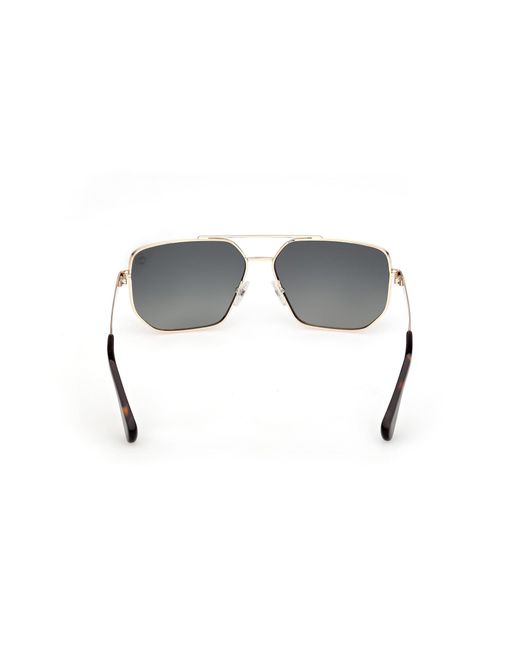 Timberland Black Tb00076 32R Sunglasses Squared Polarized for men