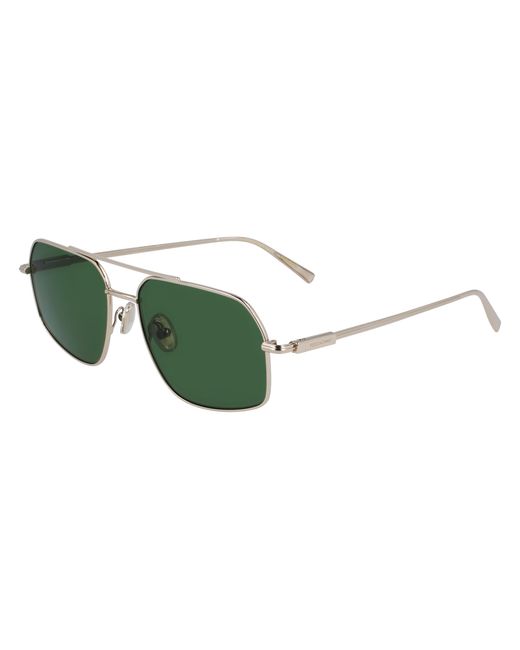 Ferragamo Black Sf313S 746 Sunglasses Metal Squared Normal Normal for men