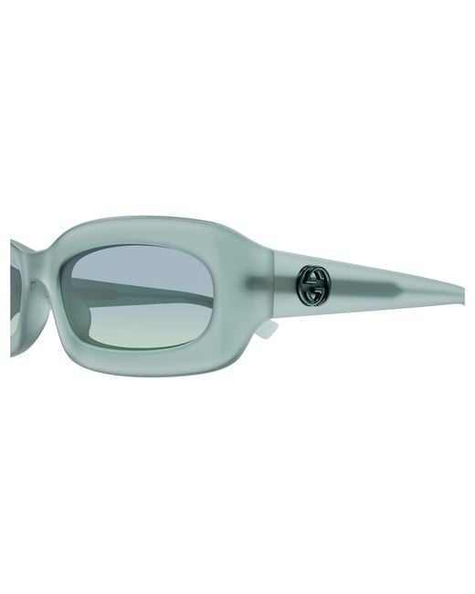 Gucci Black Gg1786S 005 Sunglasses Injected Round Shaded for men