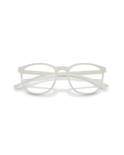 Emporio Armani Black Ea3229 5344 Optical Frames Injected Transparent Pantos Normal for men