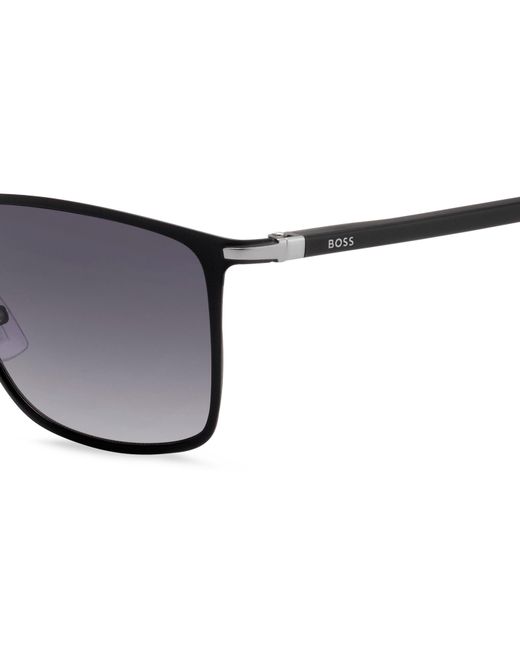 Boss Black Boss 1004/S/It 003/9O Sunglasses Metal Squared Normal Shaded for men