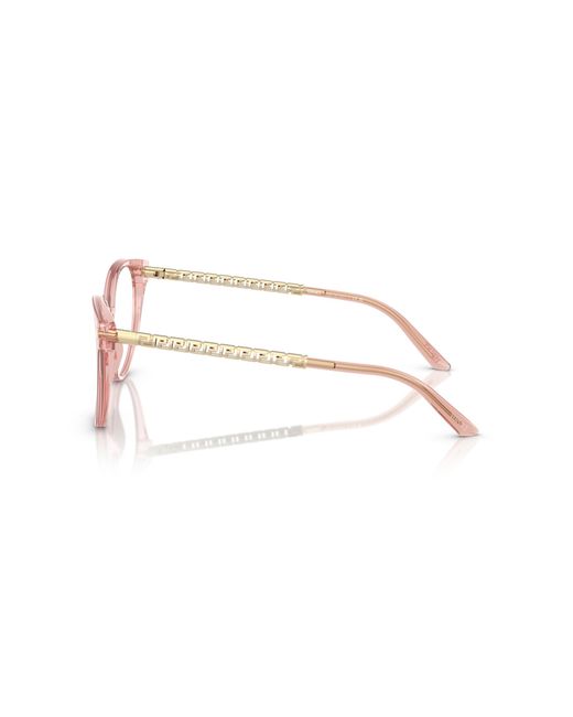 Versace Black Ve3353 5323 Optical Frames Acetate Transparent Cat Eye Normal