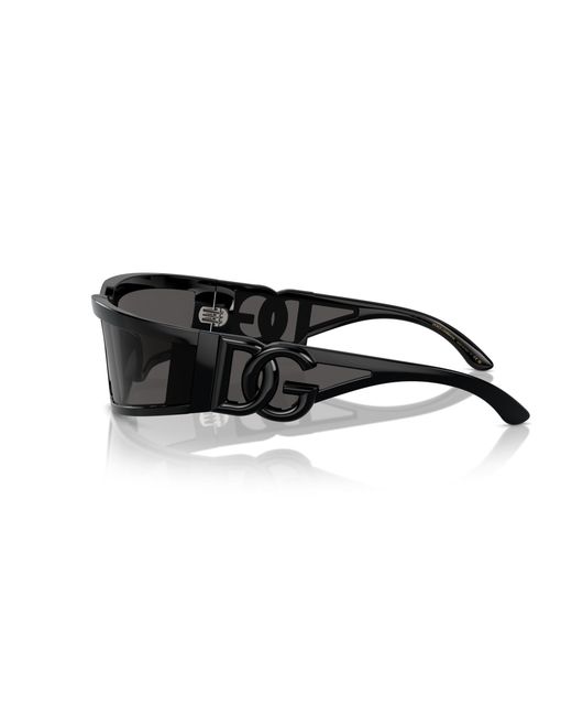 Dolce & Gabbana Black Dg6198 501/87 Sunglasses Injected Squared Normal